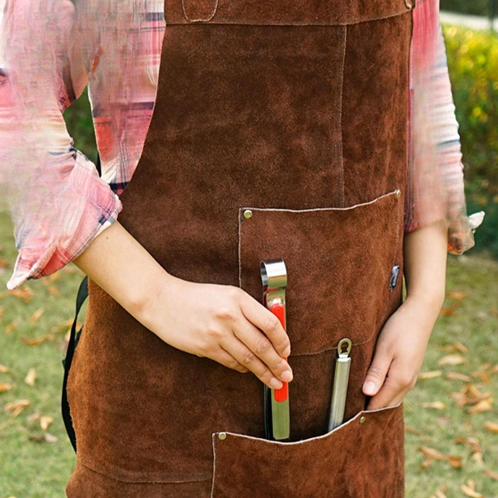 Leather Work Japan - ผ้ากันเปื้อนสำหรับงานซ่อม งานล้างจาน งานในห้องปฏิบัติการ งานทำความสะอาดปลา