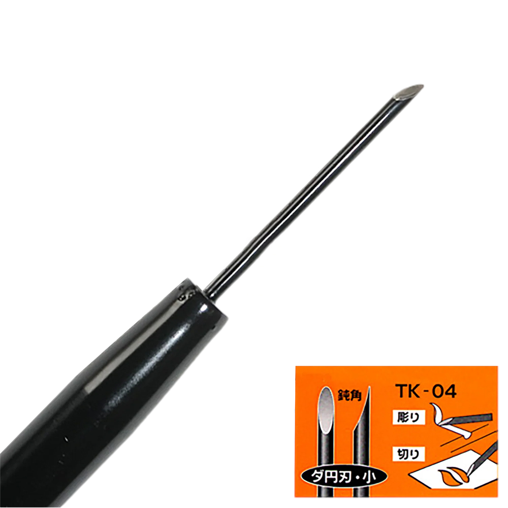 Leather Work Japan - มีดแกะสลักขี้ผึ้งขนาดเล็ก EIGER Tool TK-04 รุ่นกลม 1.2