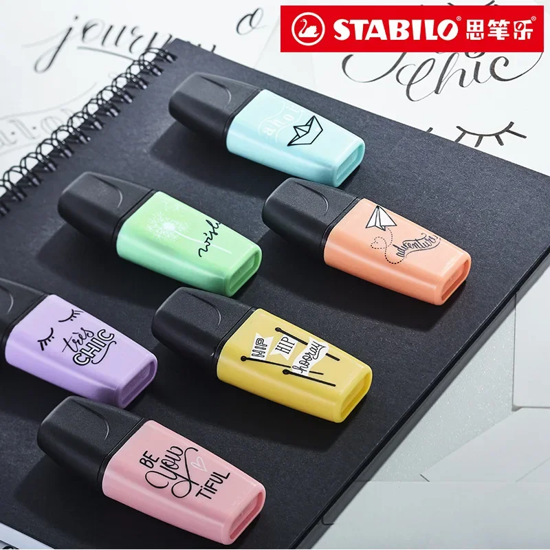 Stabilo Marker Boss - 3/6 สี/ชุดเยอรมัน STABILO Mini BOSS Highlighter
