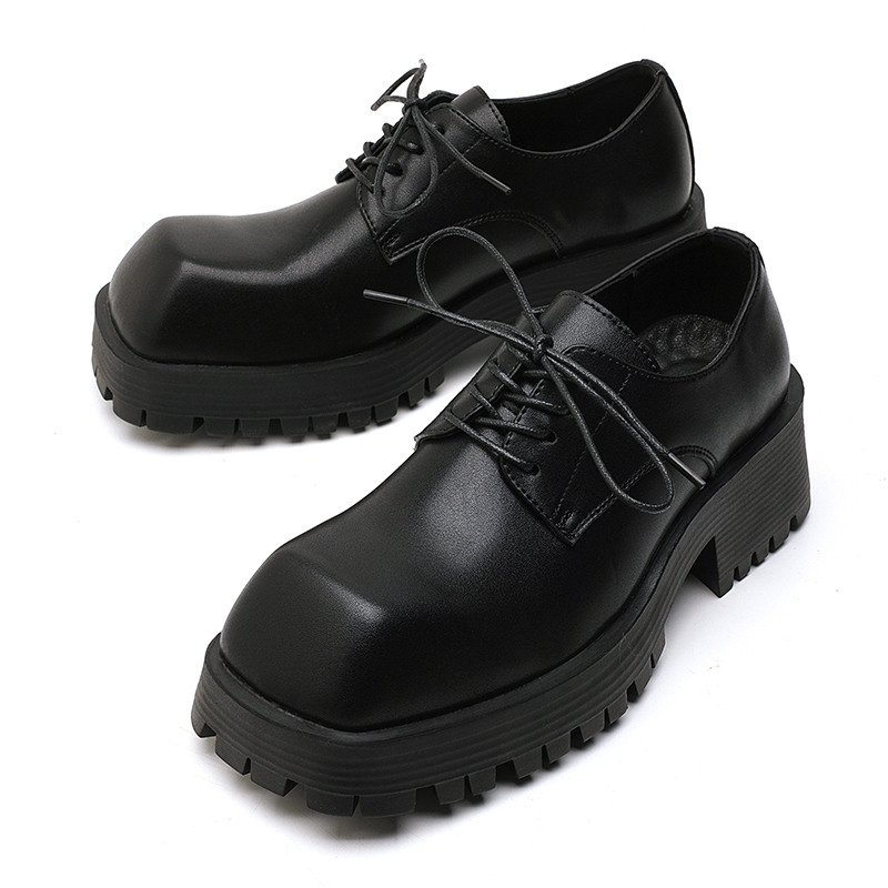 Leather Work Japan - รองเท้าแพลตฟอร์มสำหรับผู้ชาย รองเท้าหนังแบรนด์ดัง รองเท้าธุรกิจ รองเท้าลำลองสไตล์ญี่ปุ่น ใส่ได้ทุกโอกาส ทนทานต่อการสึกหรอ