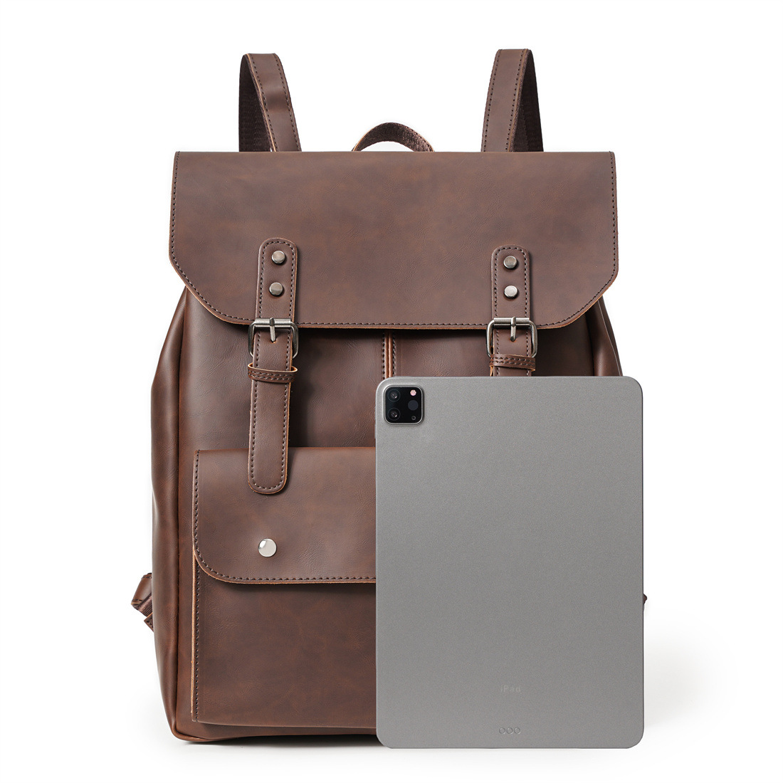 GOYN Vintage หนังผู้ชายกระเป๋า - Leather Work Rucksack Mens บทวิจารณ์และราคา