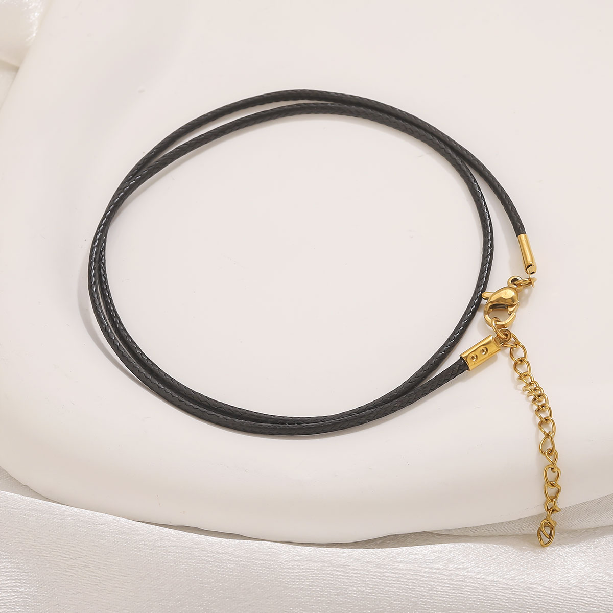 5pcs สร้อยคอหนังสแตนเลสสตีลเคร - Leatherwork Diy บทวิจารณ์และราคา
