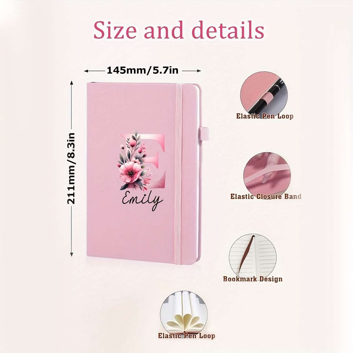 สมุดบันทึกหนังสลักชื่อส่วนตัว  - Leather Work Diary บทวิจารณ์และราคา