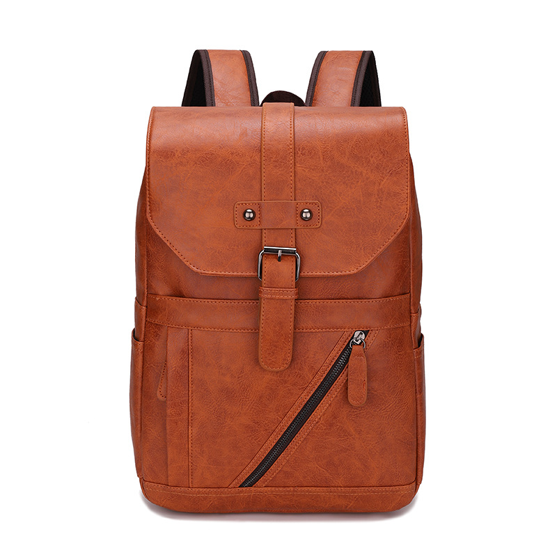 กระเป๋าเป้หนังพิมพ์ลายธุรกิจคุ - Leather Work Rucksack Mens บทวิจารณ์และราคา