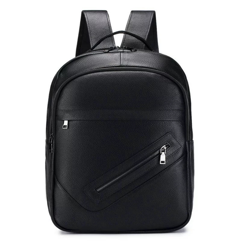 กระเป๋าเป้สะพายหลังหนังแท้สีดำ - Leather Work Rucksack Mens บทวิจารณ์และราคา