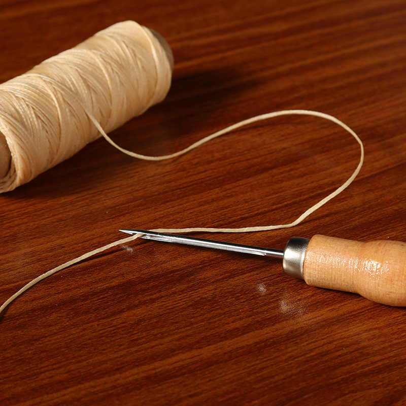 หนัง Awl ไม้ Handle Awls เย็บ  - Leather Work Organiser บทวิจารณ์และราคา