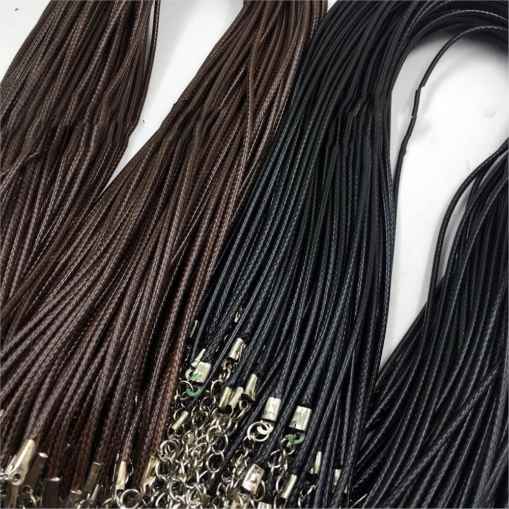 เชือกสร้อยคอเคลือบแว็กซ์สีน้ำต - Leatherwork Diy บทวิจารณ์และราคา