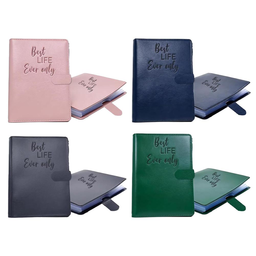 สมุดบันทึกแบบมีซิป A6 พร้อมช่อ - Leather Work Diary บทวิจารณ์และราคา