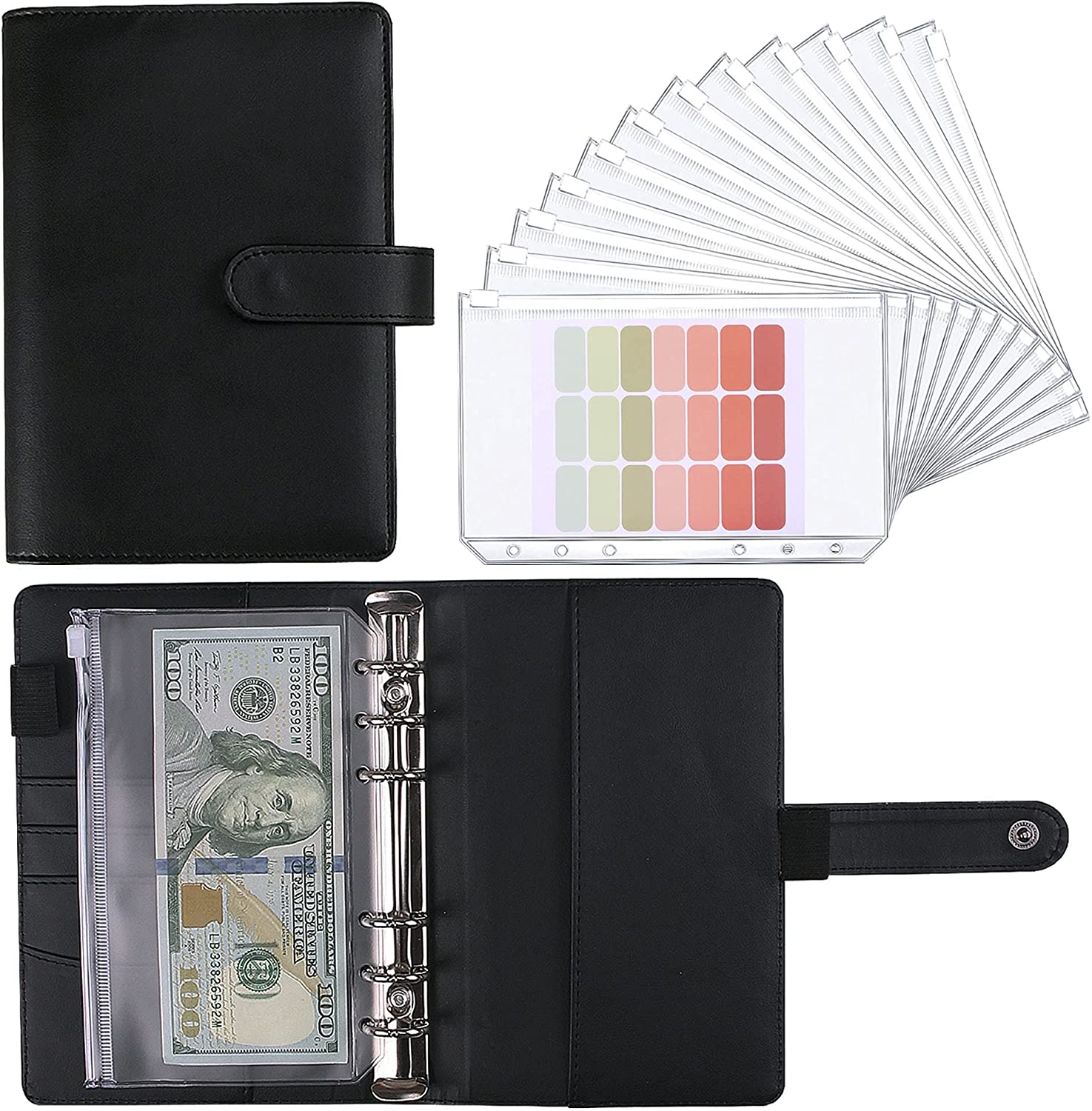 A6 Budget Binder Planner 12ชิ้ - Leather Work Diary บทวิจารณ์และราคา