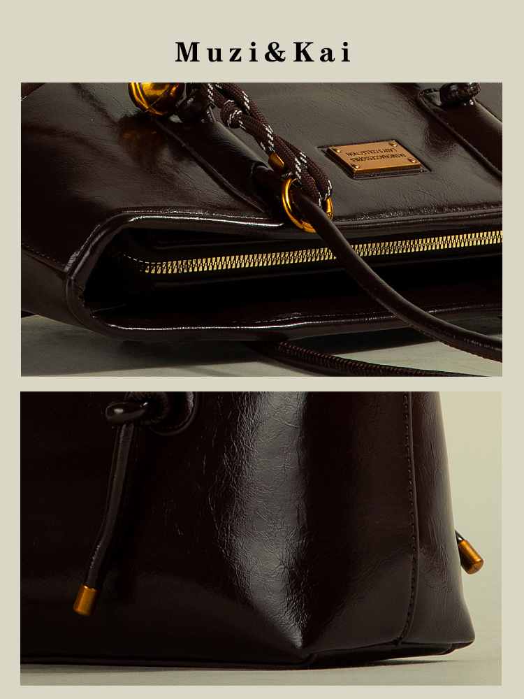 กระเป๋าถือหนังนุ่มความจุขนาดให - Leather Work Japan บทวิจารณ์และราคา