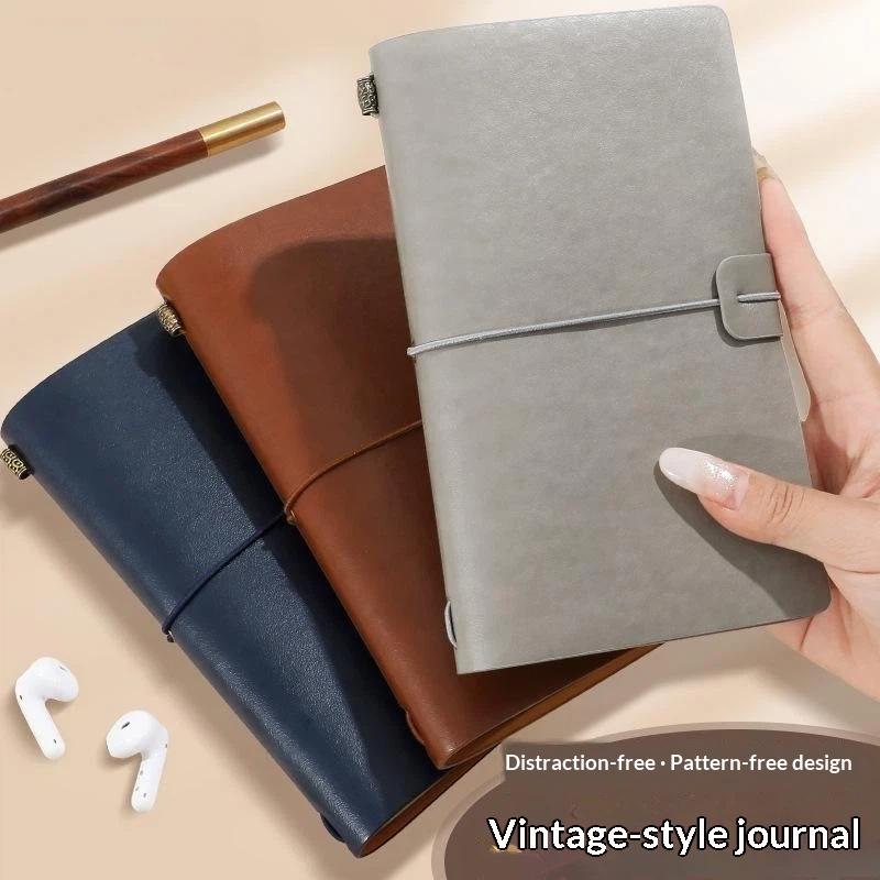 สมุดโน้ตปกอ่อนหนัง PU วินเทจแบ - Leather Work Diary บทวิจารณ์และราคา