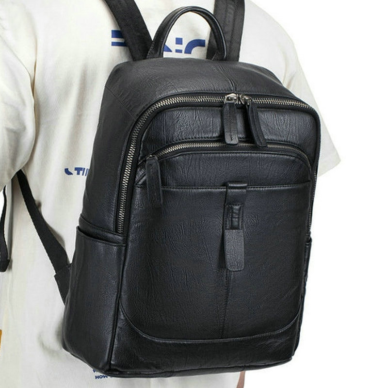 กระเป๋าเป้หนังแท้สำหรับผู้ชายส - Leather Work Rucksack Mens บทวิจารณ์และราคา