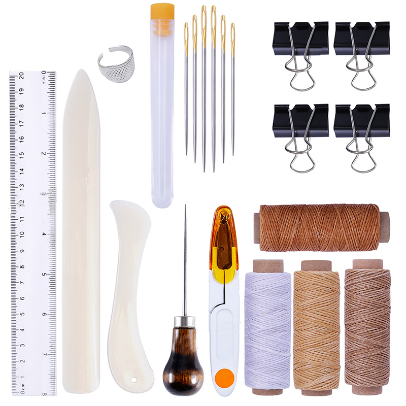ชุดเครื่องมือเย็บหนัง 25 ชิ้น/ - Leatherwork Edge Creaser บทวิจารณ์และราคา
