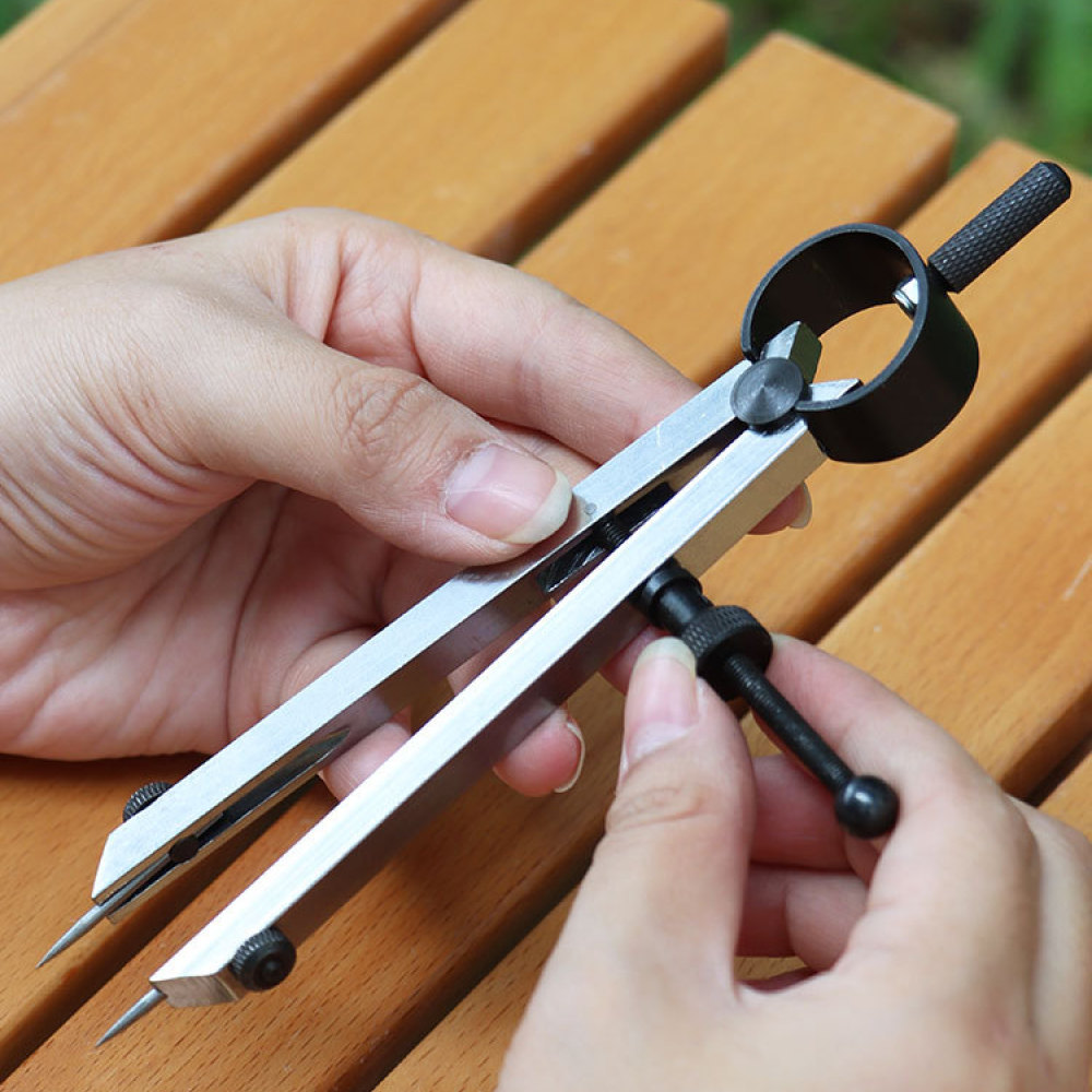 เครื่องมือวัดแบบวงเวียนทำจากเห - Leatherwork Edge Creaser บทวิจารณ์และราคา