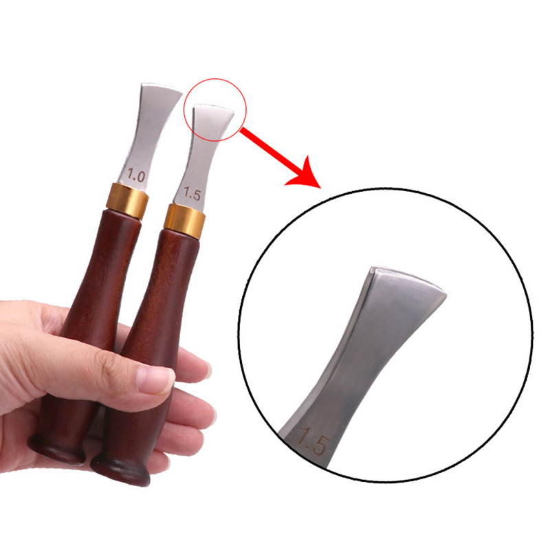 เครื่องมือทำรอยพับขอบหนังแบบร่ - Leatherwork Edge Creaser บทวิจารณ์และราคา