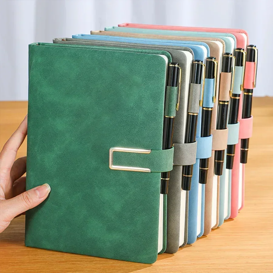 สมุดบันทึกหนัง A5 ปกอ่อนสไตล์ว - Leather Work Diary บทวิจารณ์และราคา